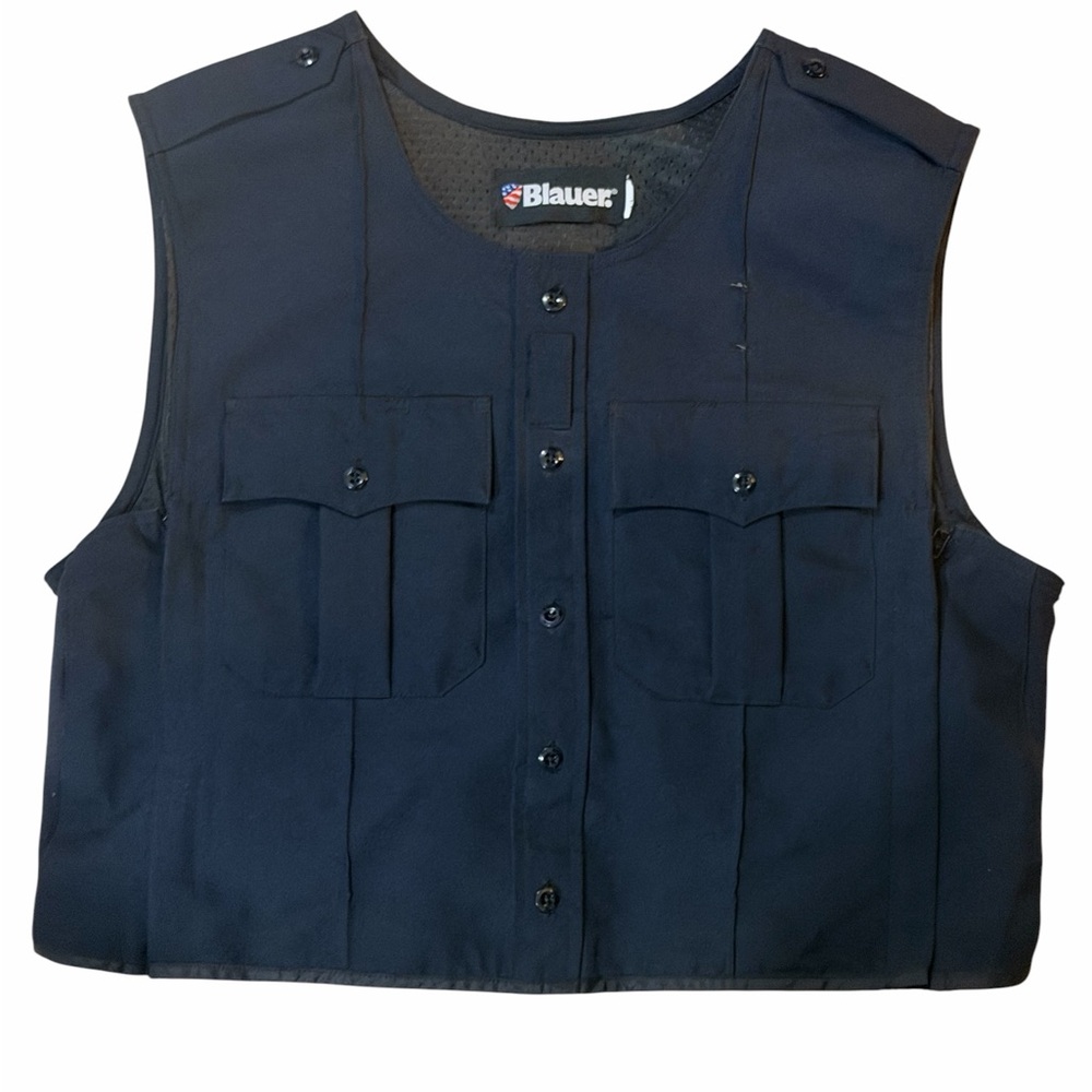 Blauer Dark Navy Utility Vest with Dual Front Pockets